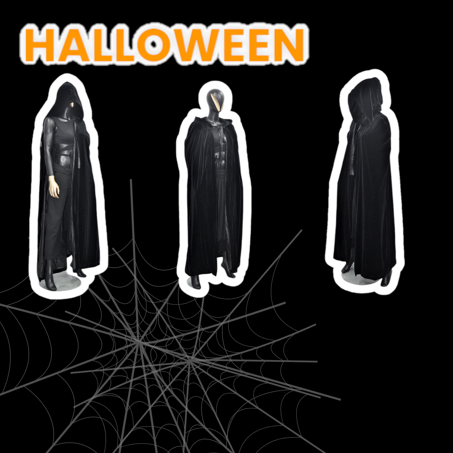 Halloween ! Punk Rave The Vampire's Wife The Crypt Crusader Velvet Cape
