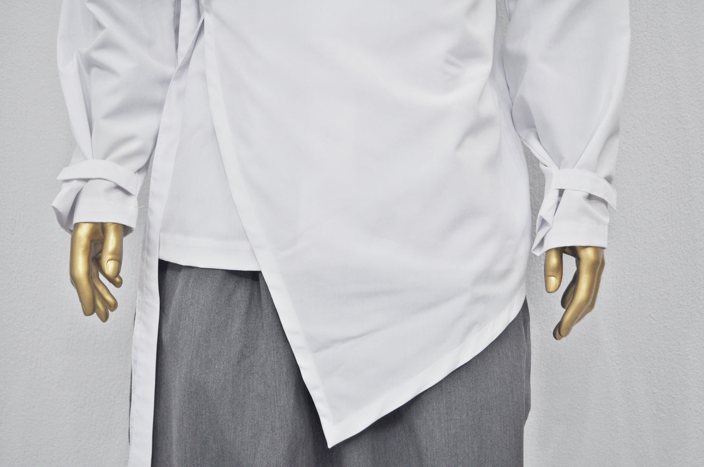 XS - 8XL Men's Kimono Shirt,Streetwear Harem Wrap Top,Asymmetrical -BB864