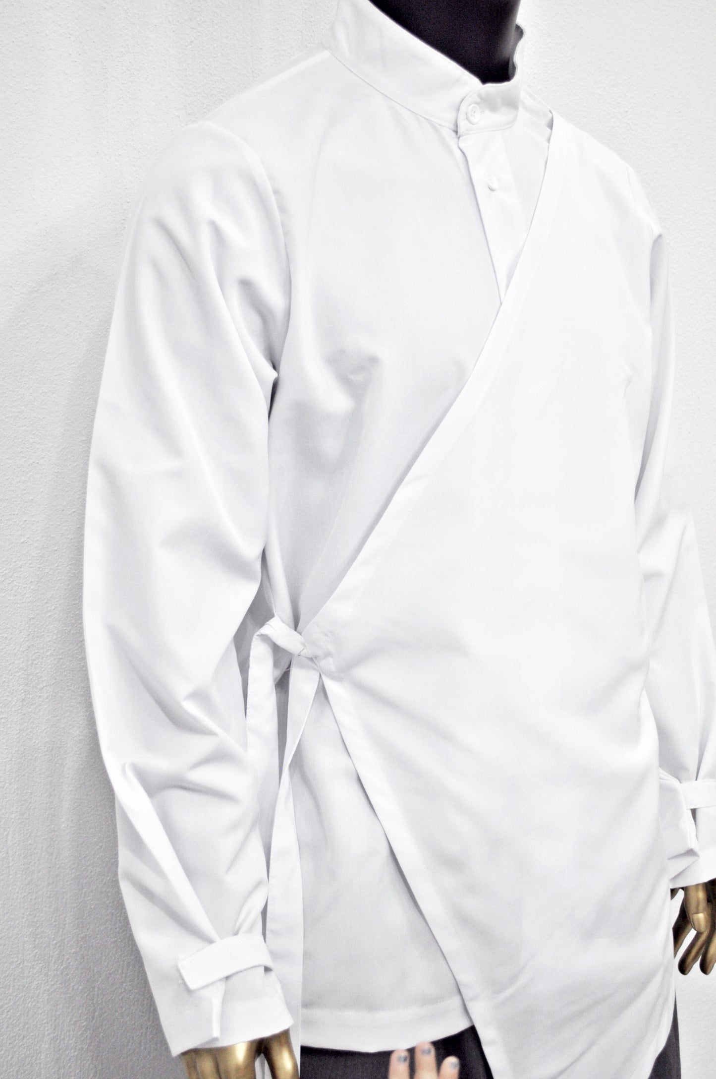 XS - 8XL Men's Kimono Shirt,Streetwear Harem Wrap Top,Asymmetrical -BB864