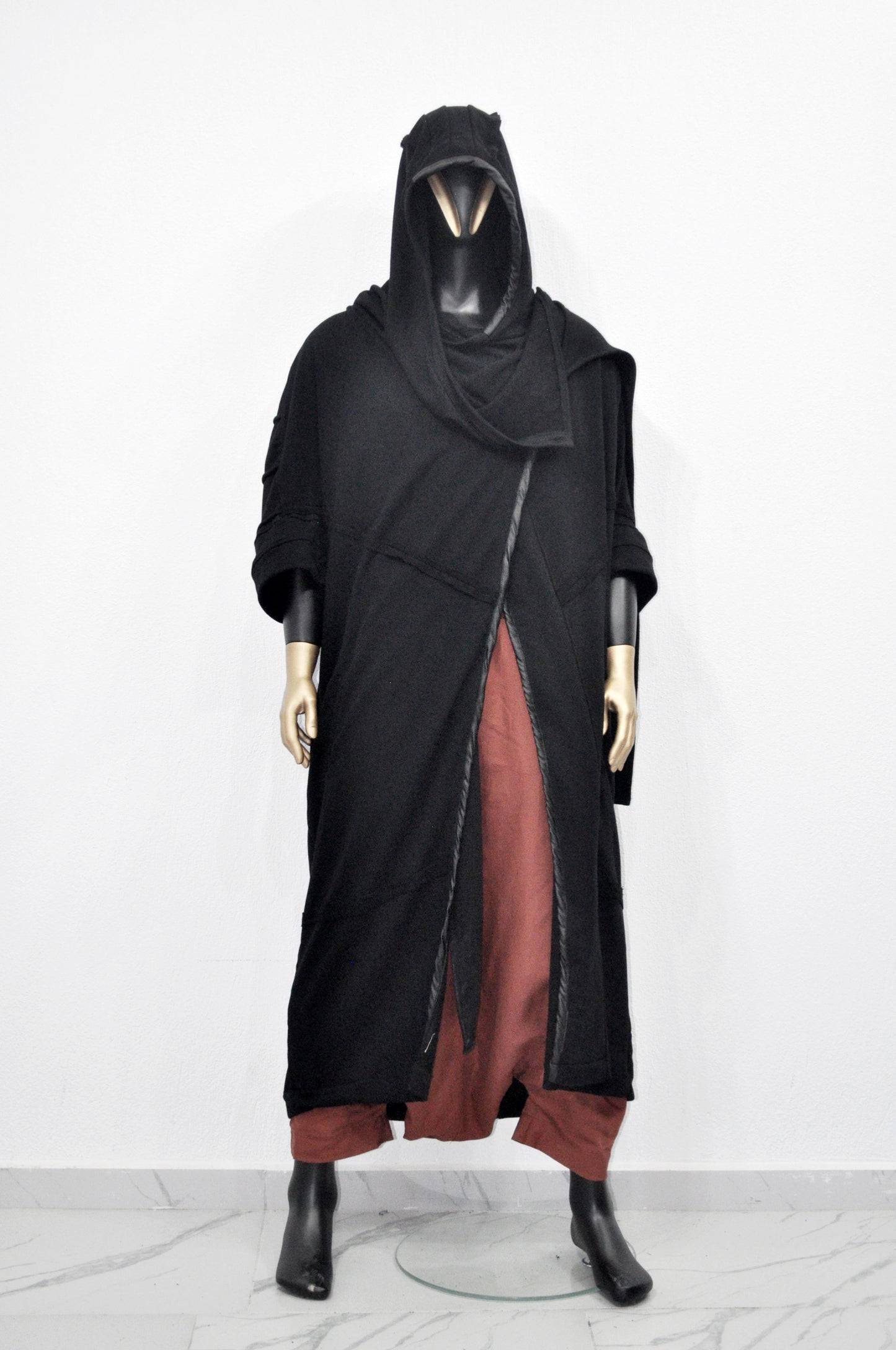 Assassin's Quilted Cardigan Loose Long JACKET,Dune,Apocalyptic-BB0179
