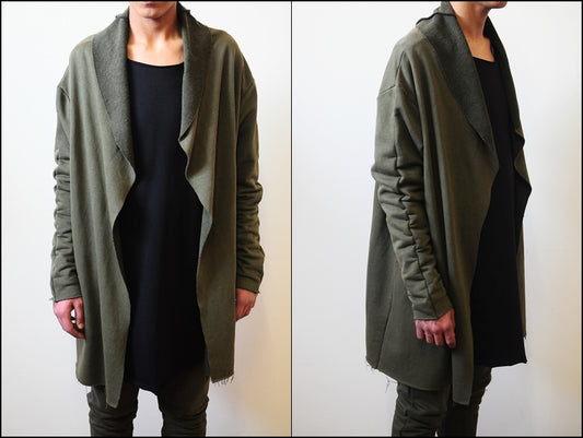 Long Essentials Sweater Cardigan With Hood - BB023 - Ofelya Boutique