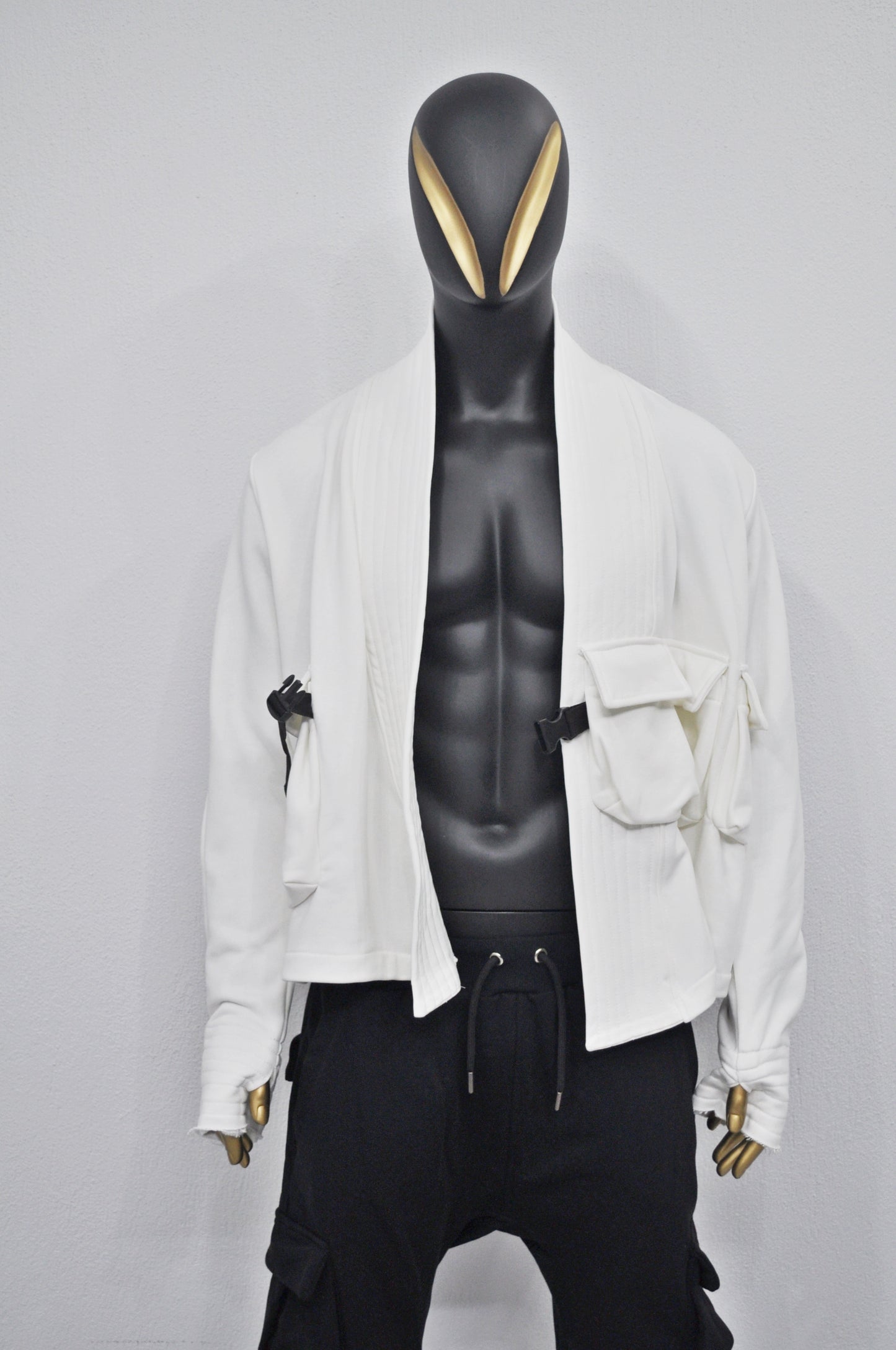 Kimono Look, Tie-up, Ninja Assassin Jacket,Gothic-BB0173