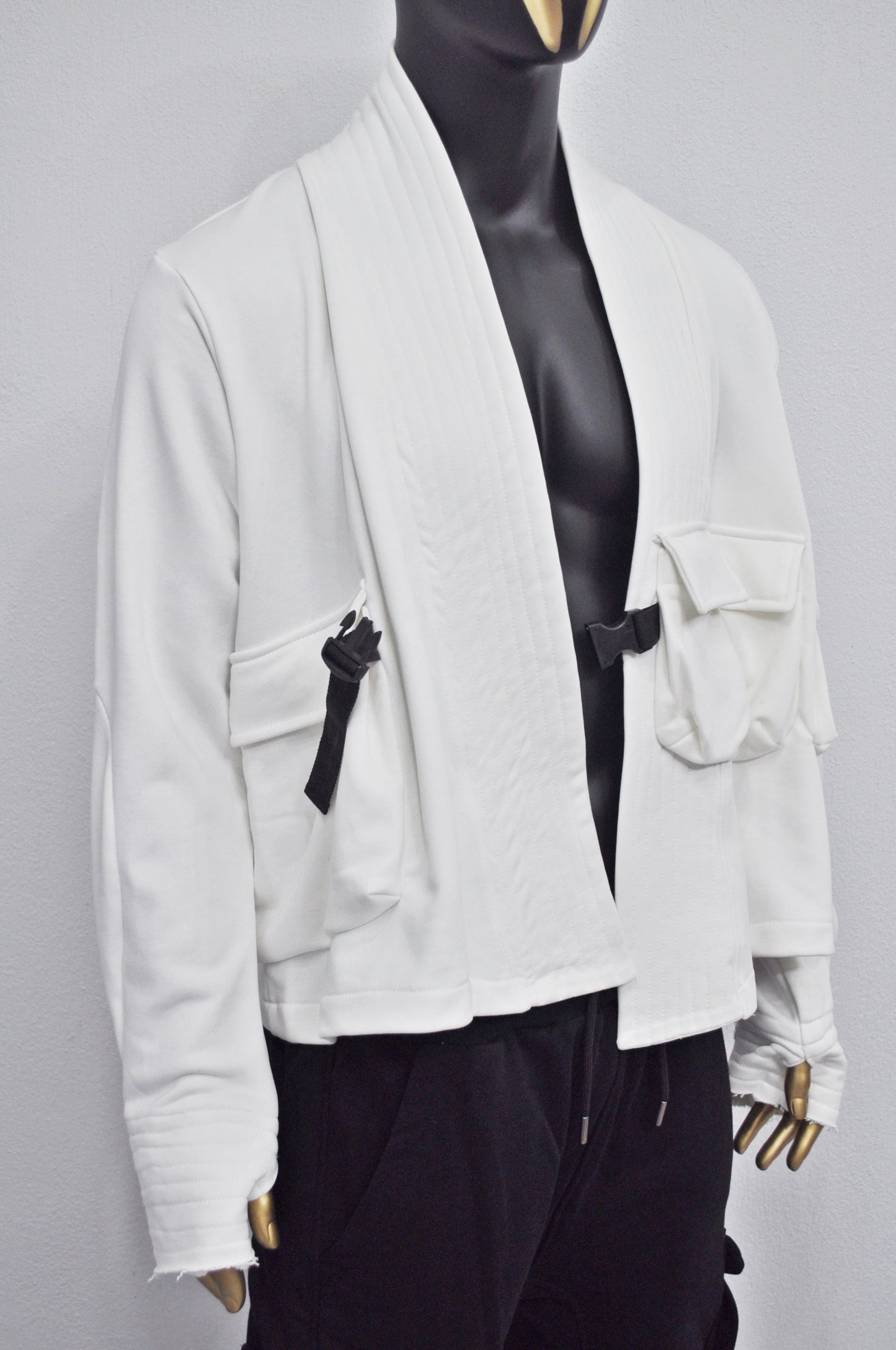 Kimono Look, Tie-up, Ninja Assassin Jacket,Gothic-BB0173