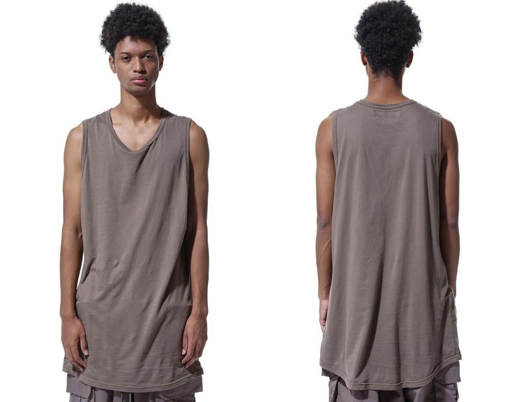 A.F LOOSEY LONG TANKTOP , Relaxed feel Loose Rounded Cut