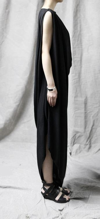 Original Viscose Copper Ammonia Ofelya Jersey Cotton Asymmetrical Oversized Long Tuic Top Jersey Kaftan Maxi Dress - Ofelya Boutique
