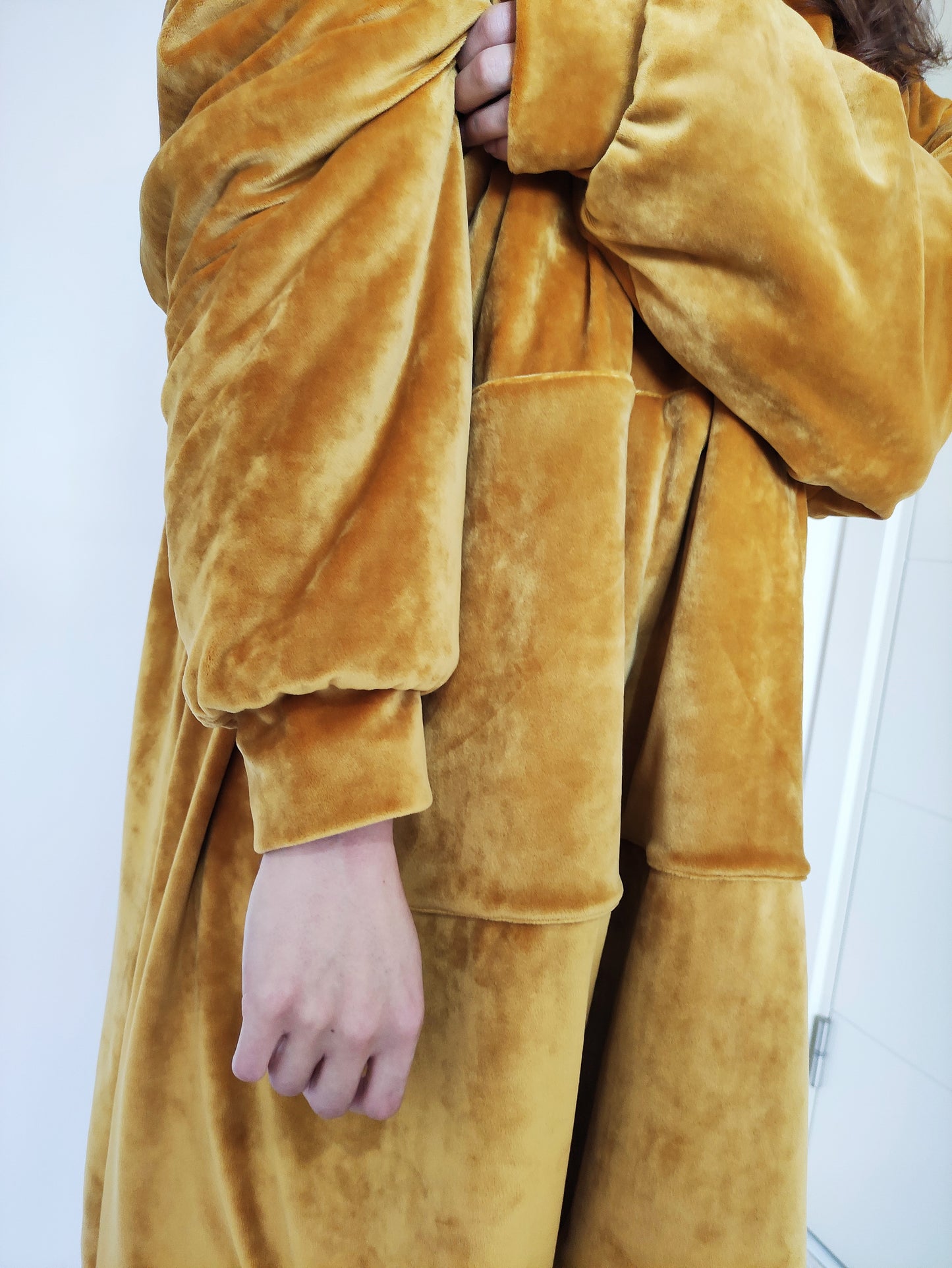 Winter Warm Hoodie Blanket Pocket Big Soft Robe Bathrobe Pullover