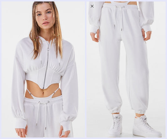 Corsed Hooded Sweatshirt with Jogger SET 2 PCS