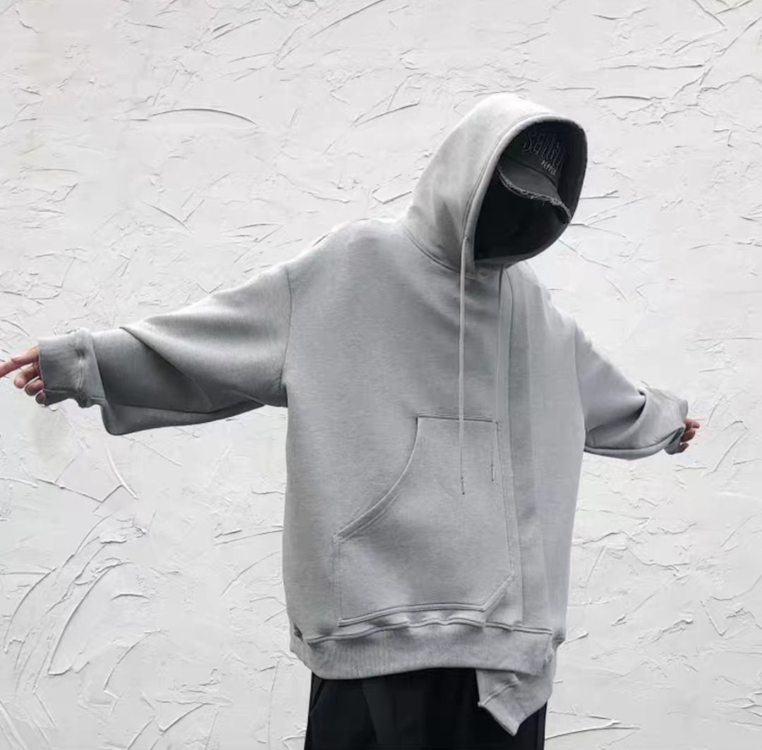 Men's Oversized Long Sleeve Hoodie Pullover /Avangarde