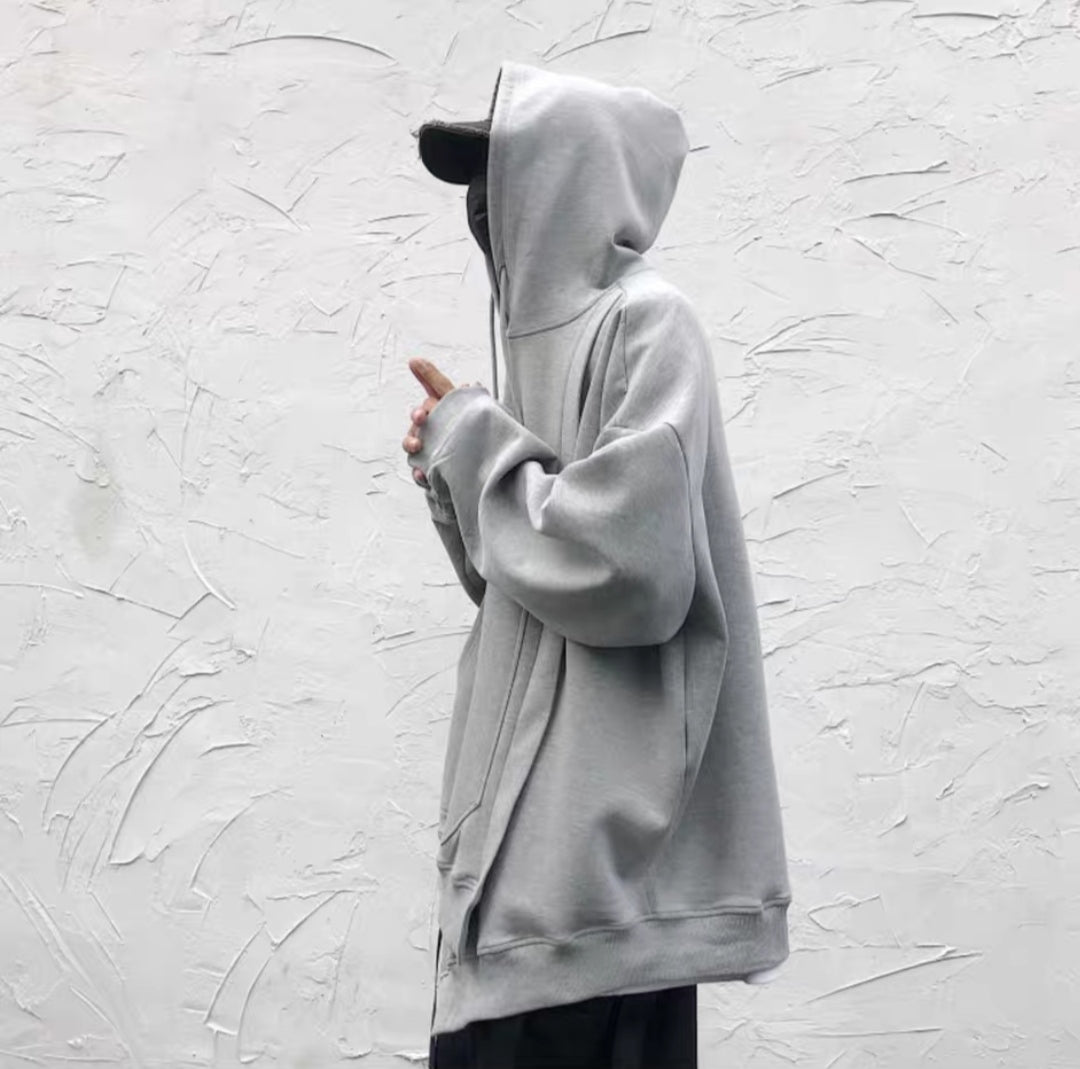 Men's Oversized Long Sleeve Hoodie Pullover /Avangarde