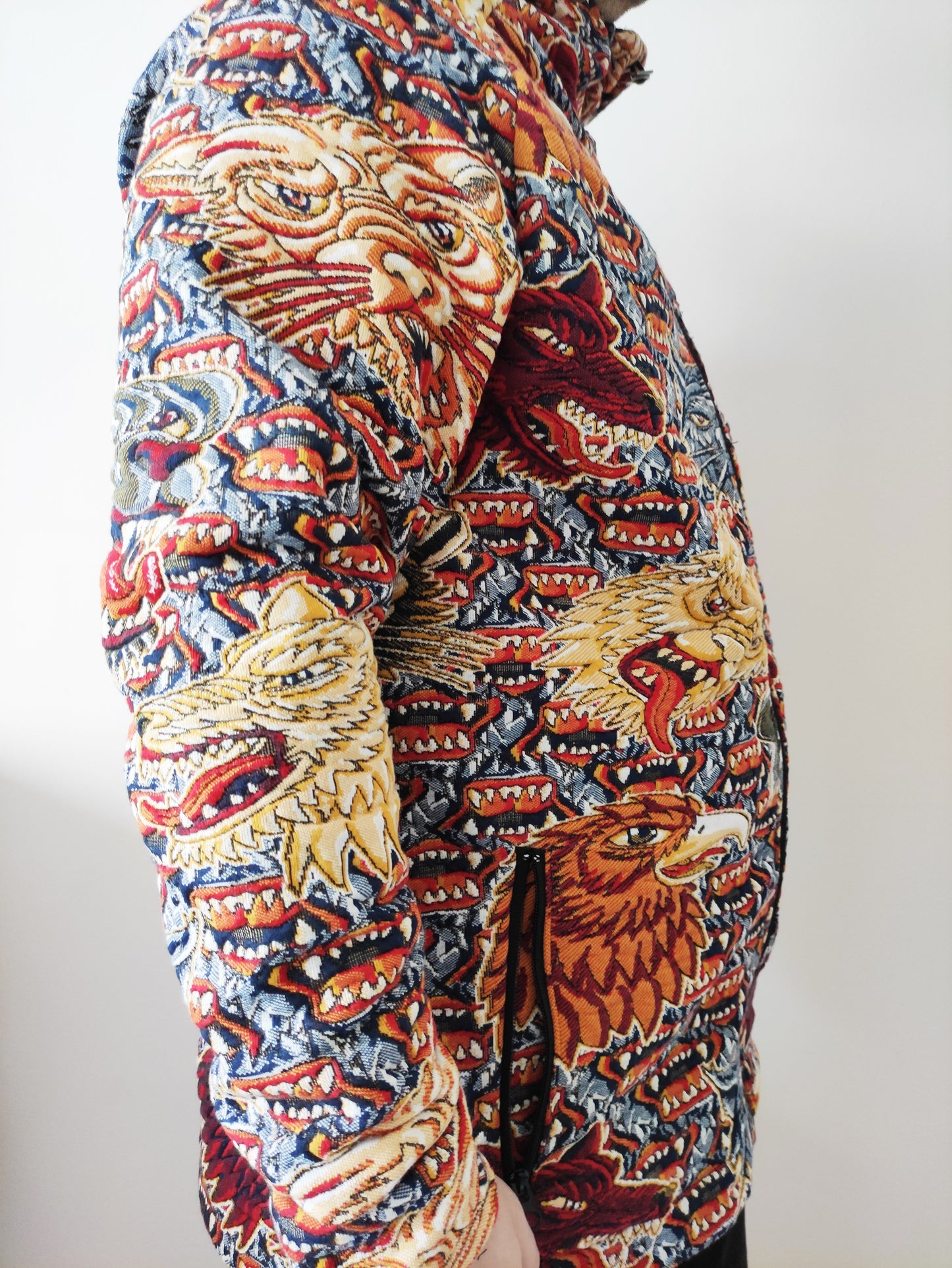 XS - 6XL Dragon Embossed Jacket / Mystical Animals Sweatshirt Winter / Pullover Hoodie