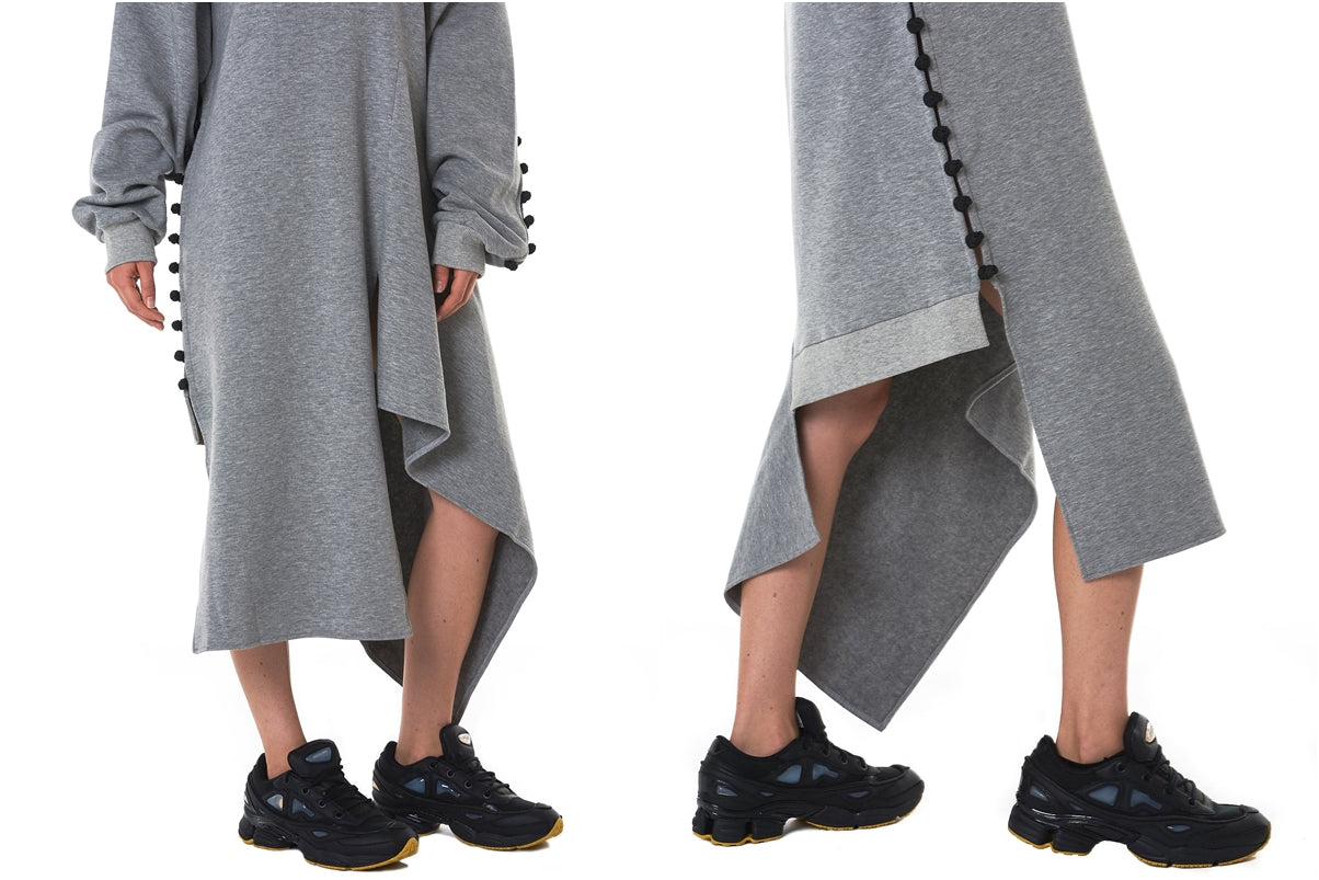 Oversized DECONSTRUCTED Jumper DRESS - Ofelya Boutique