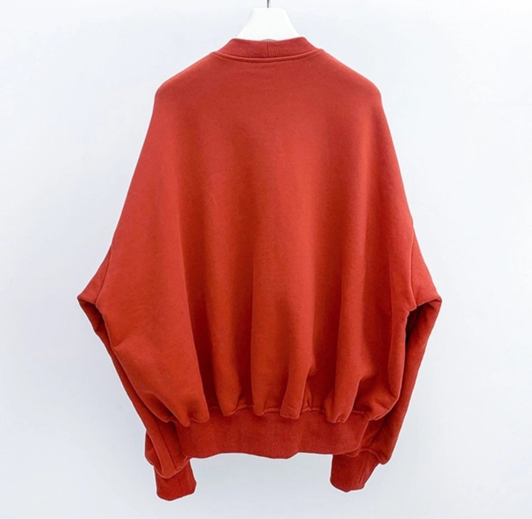 Chest Pocket Oversized Sweatshirt