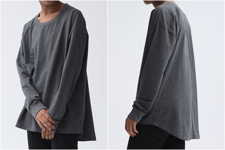 Men's Loose Streetwear Long Sleeve Essentials Crew Neck Sweatshirt - Ofelya Boutique