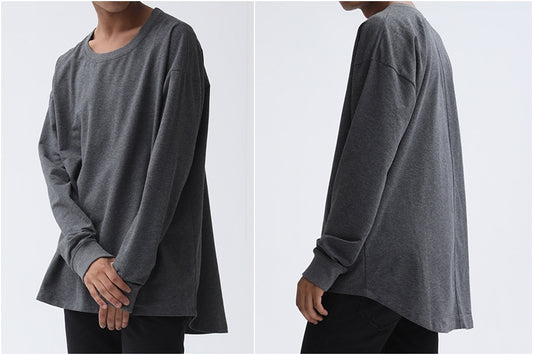 Men's Loose Streetwear Long Sleeve Essentials Crew Neck Sweatshirt - Ofelya Boutique