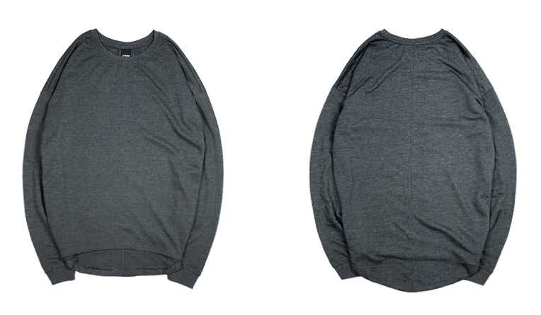 Men's Loose Streetwear Long Sleeve Essentials Crew Neck Sweatshirt - Ofelya Boutique