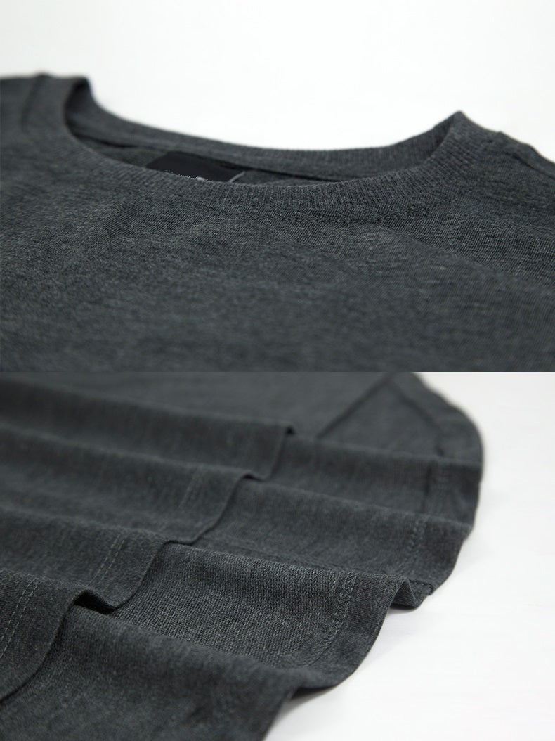 Men's Loose Streetwear Long Sleeve Essentials Crew Neck Sweatshirt - Ofelya Boutique