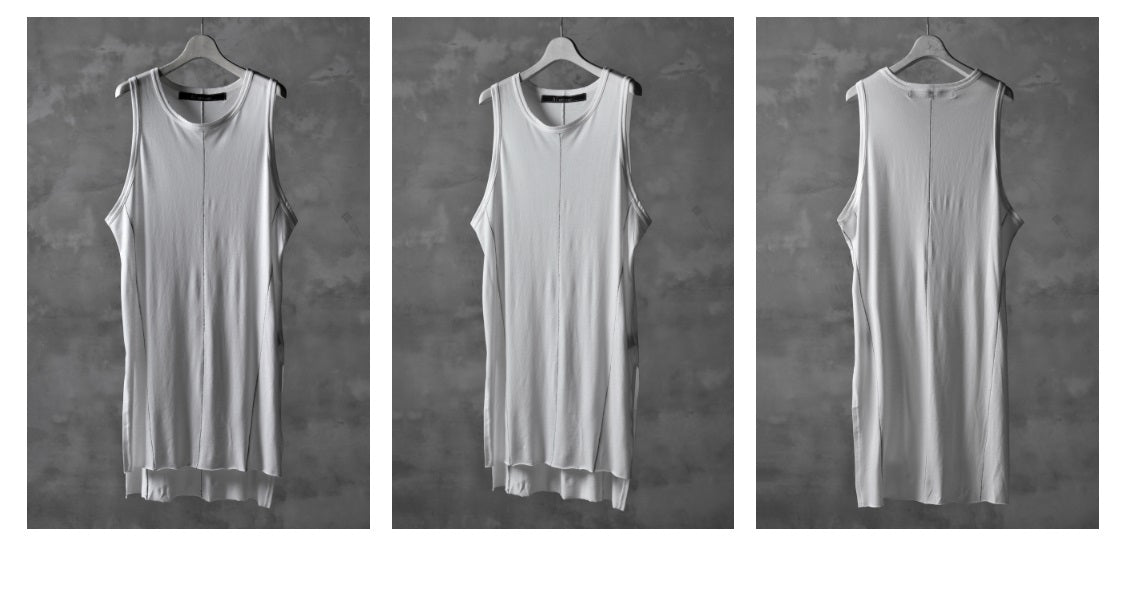 MULTI OVERLOCKED TANKTOP / Draped Underwear
