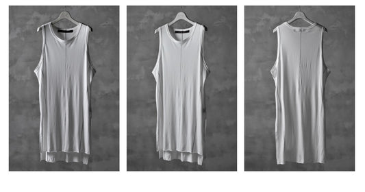 MULTI OVERLOCKED TANKTOP / Draped Underwear