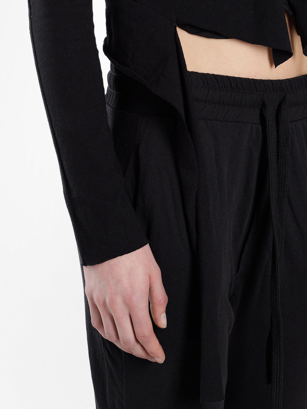 Women's PeterPan Collar Cut-Out Hoodie / Zip Closure
