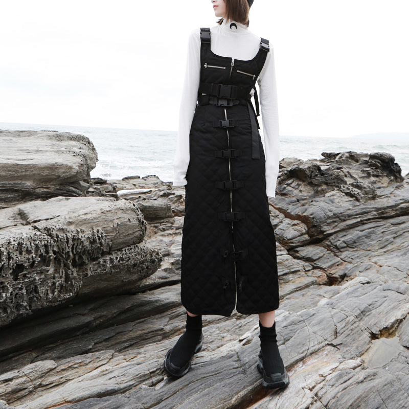 Women SET Multi-pocket Tactical Vest with High Waist Skirt/SET