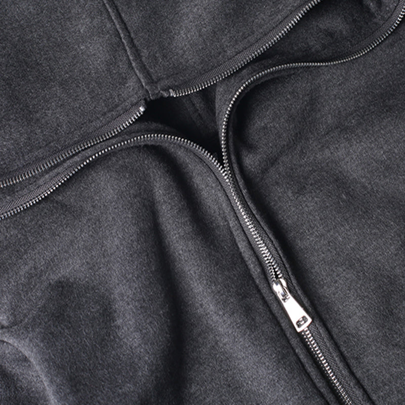Overlong Gotham City Hooded Irregular Long Loose Windbreaker Coat