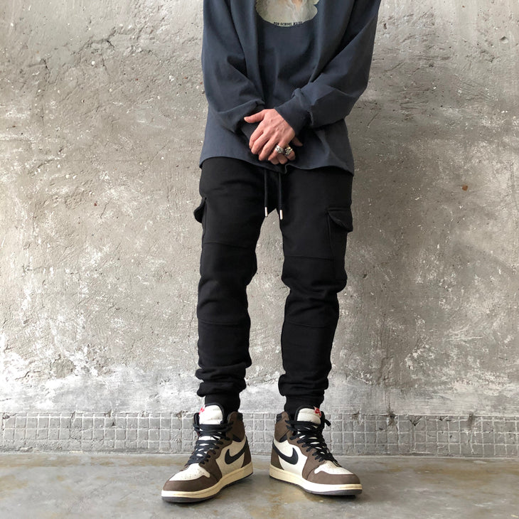Men's Slim Fitted Side Pockets Trousers, Casual Pants Jogger