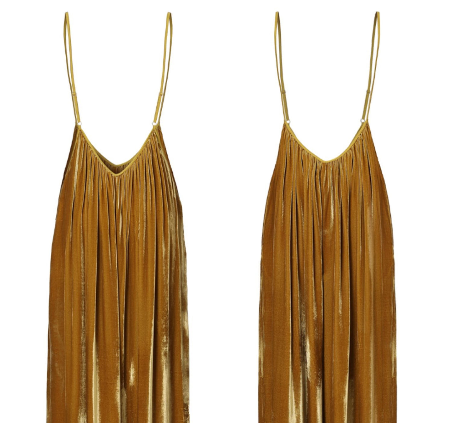Velour One-Piece Wide Leg Pants / Loose Suspender-Overalls