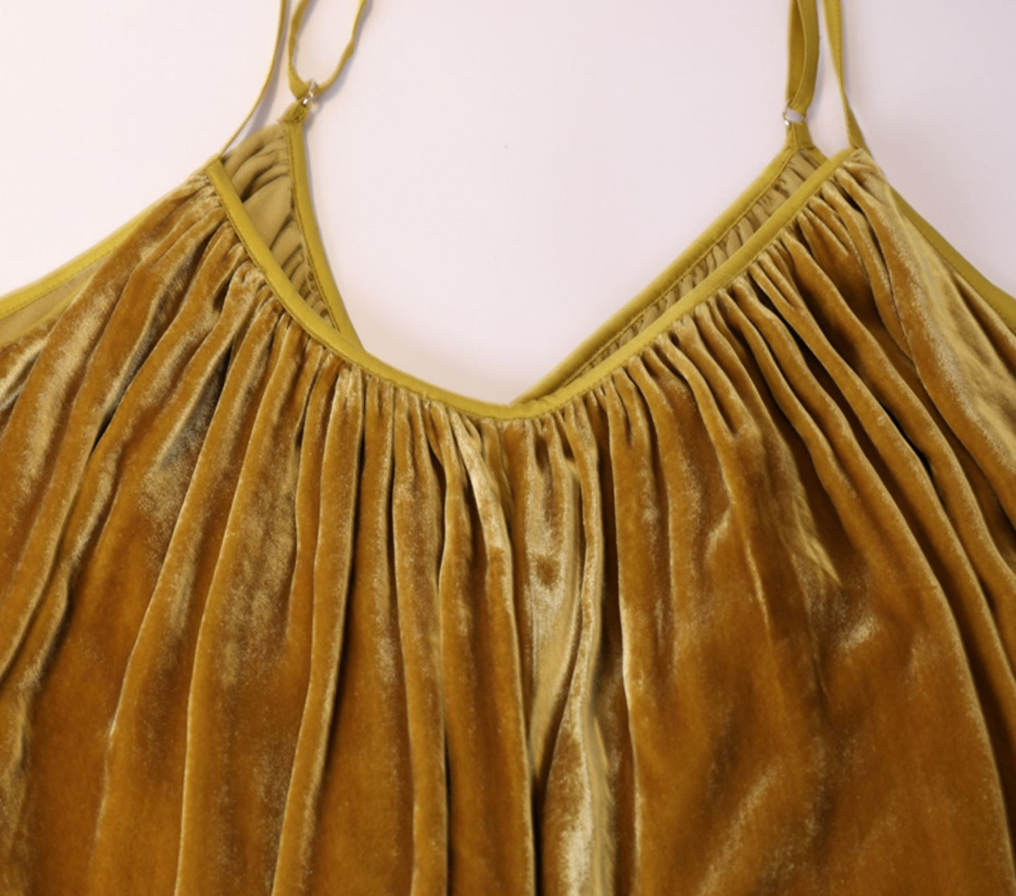 Velour One-Piece Wide Leg Pants / Loose Suspender-Overalls
