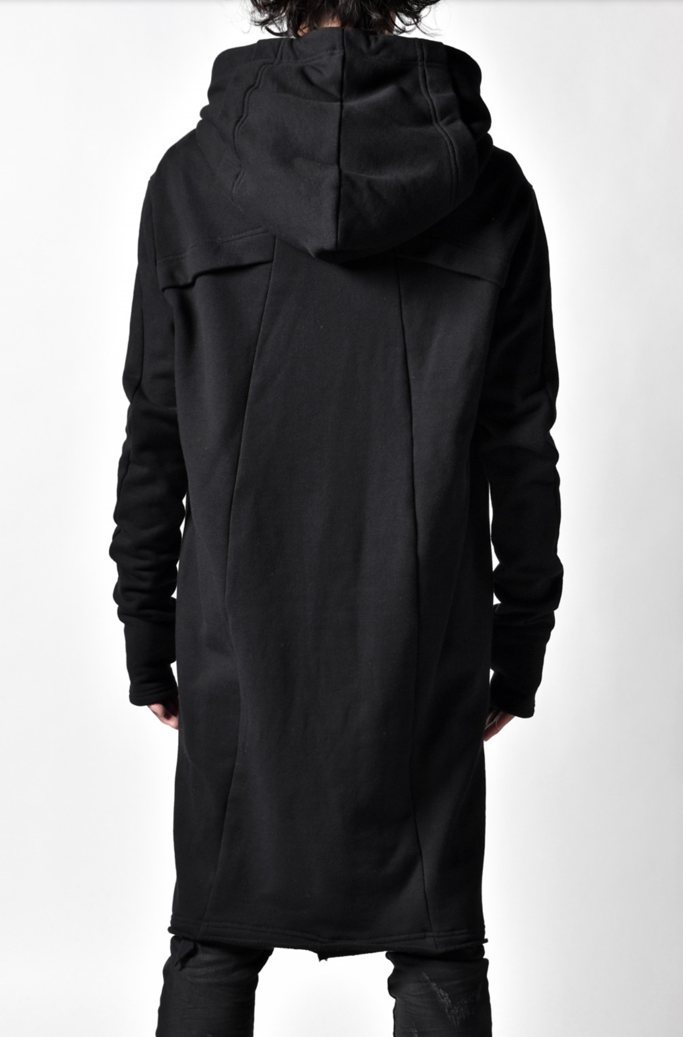 DarkShadow Long Oversized Full-zip Hoodie