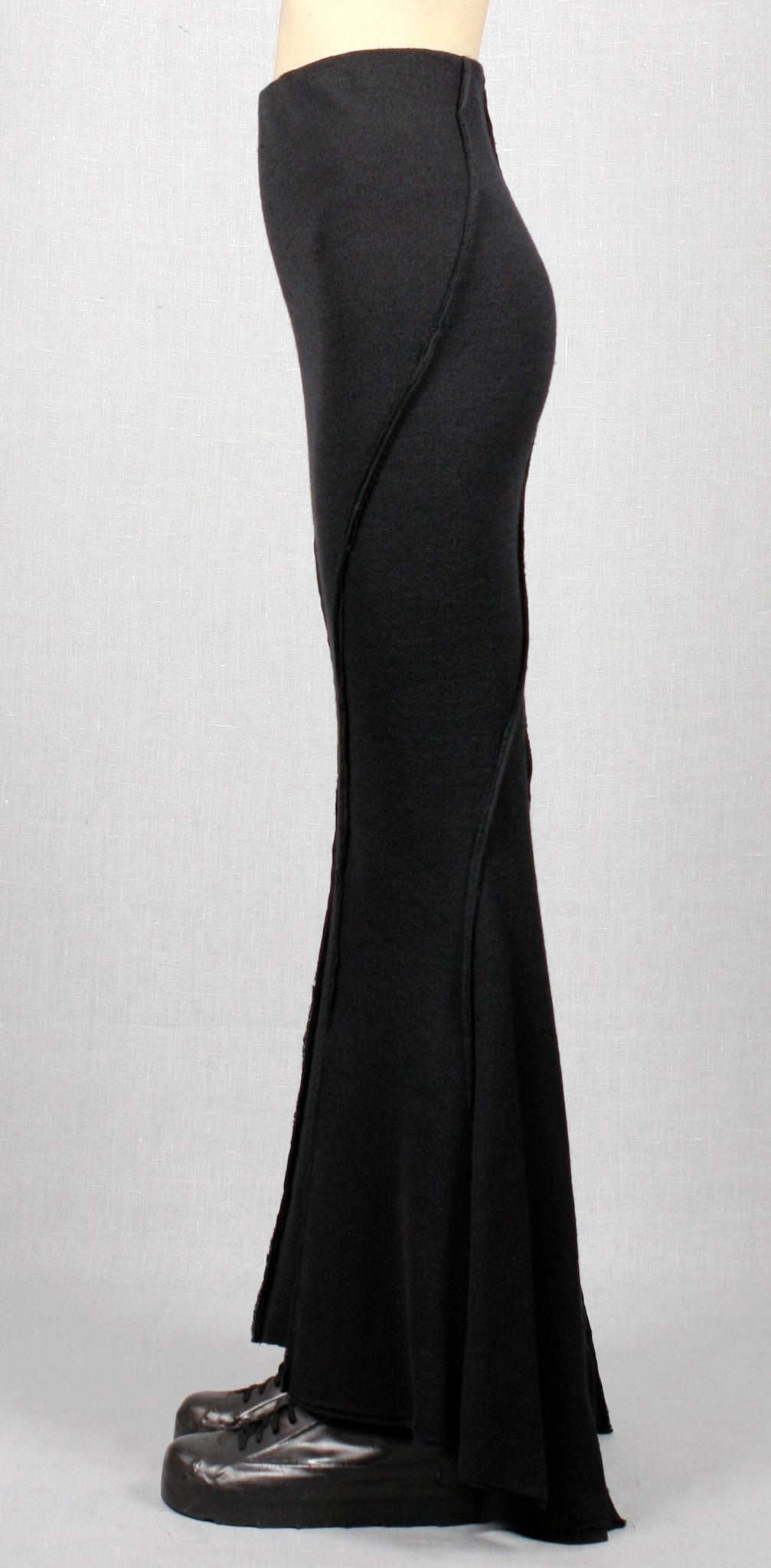 Wool Fishtail Skirt High-Waisted Japanese Long Skirt - Ofelya Boutique