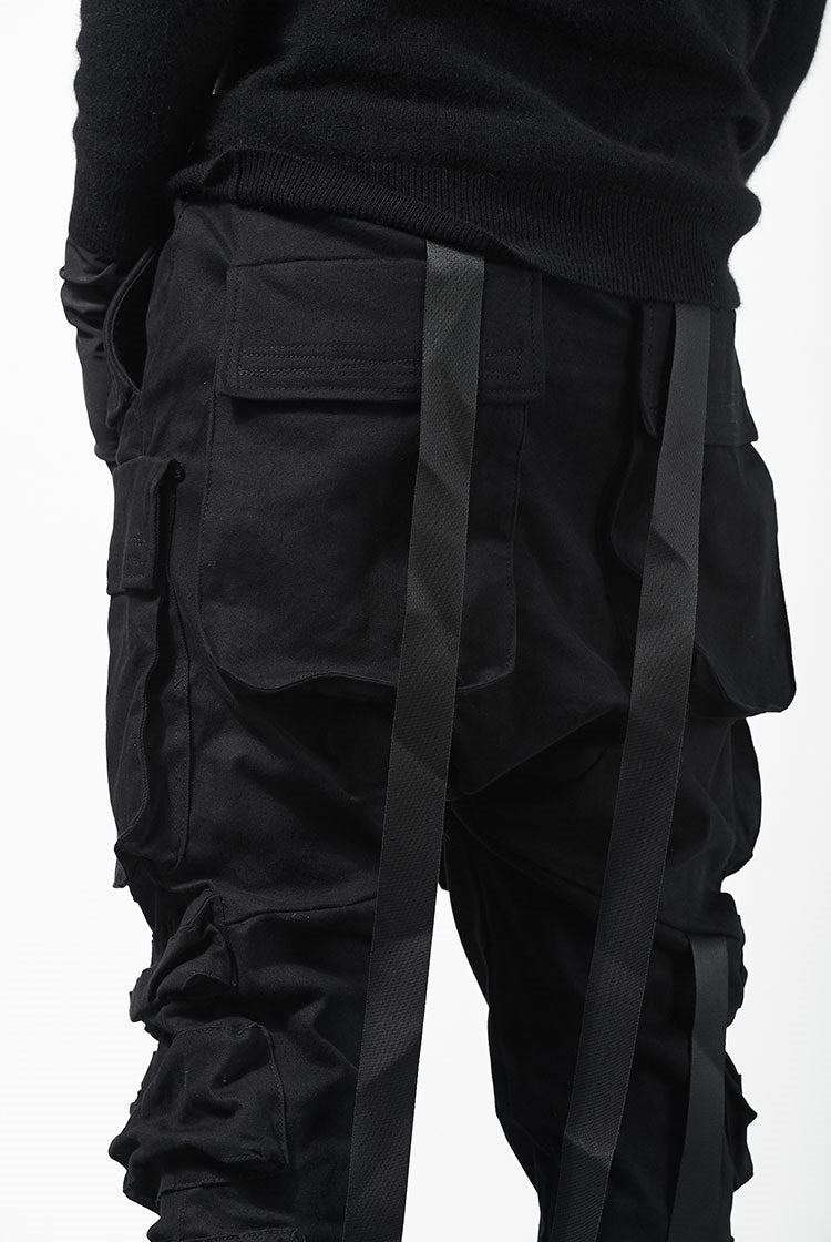 Relaxed Cutting Multi-pocket Cargo Casual Tooling Tactical Pants