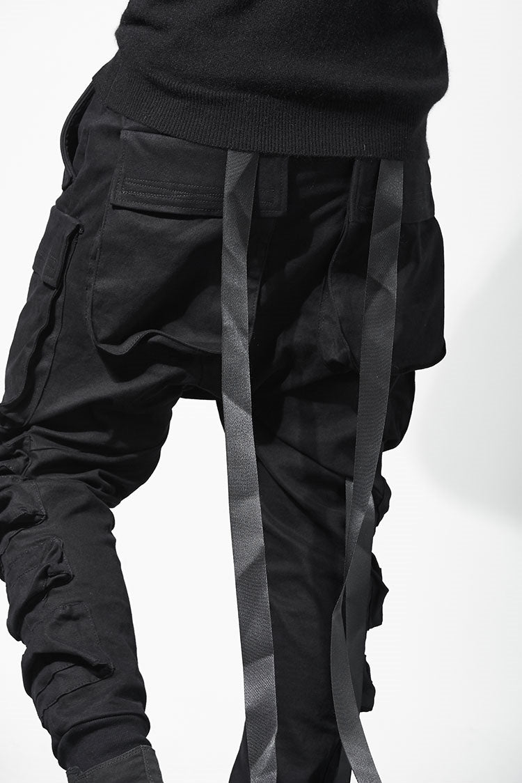 Relaxed Cutting Multi-pocket Cargo Casual Tooling Tactical Pants