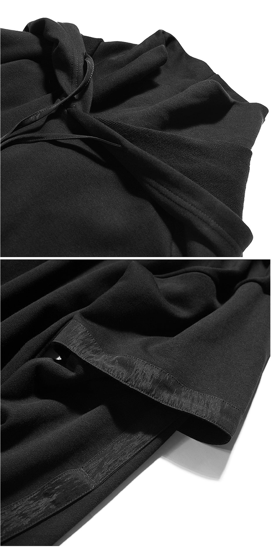 Men's Loose Oversize Overlong Sweater Pocket Hoodie - Ofelya Boutique