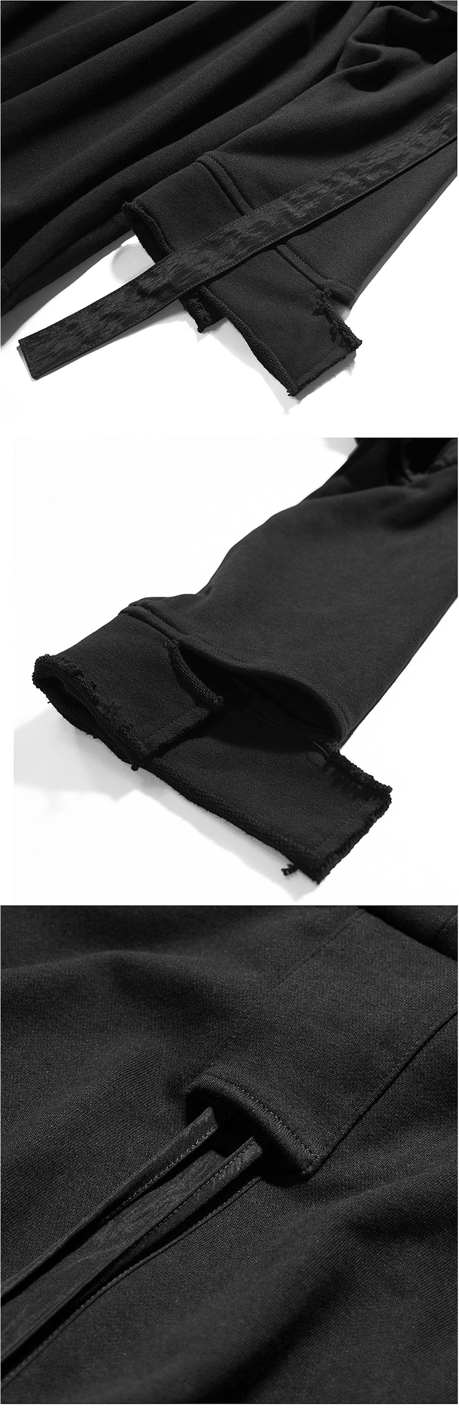 Men's Loose Oversize Overlong Sweater Pocket Hoodie - Ofelya Boutique