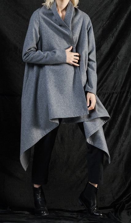 Autumn Original Ofelya Designs Woolen Coat Windbreaker Cardigan Jacket Women - Ofelya Boutique