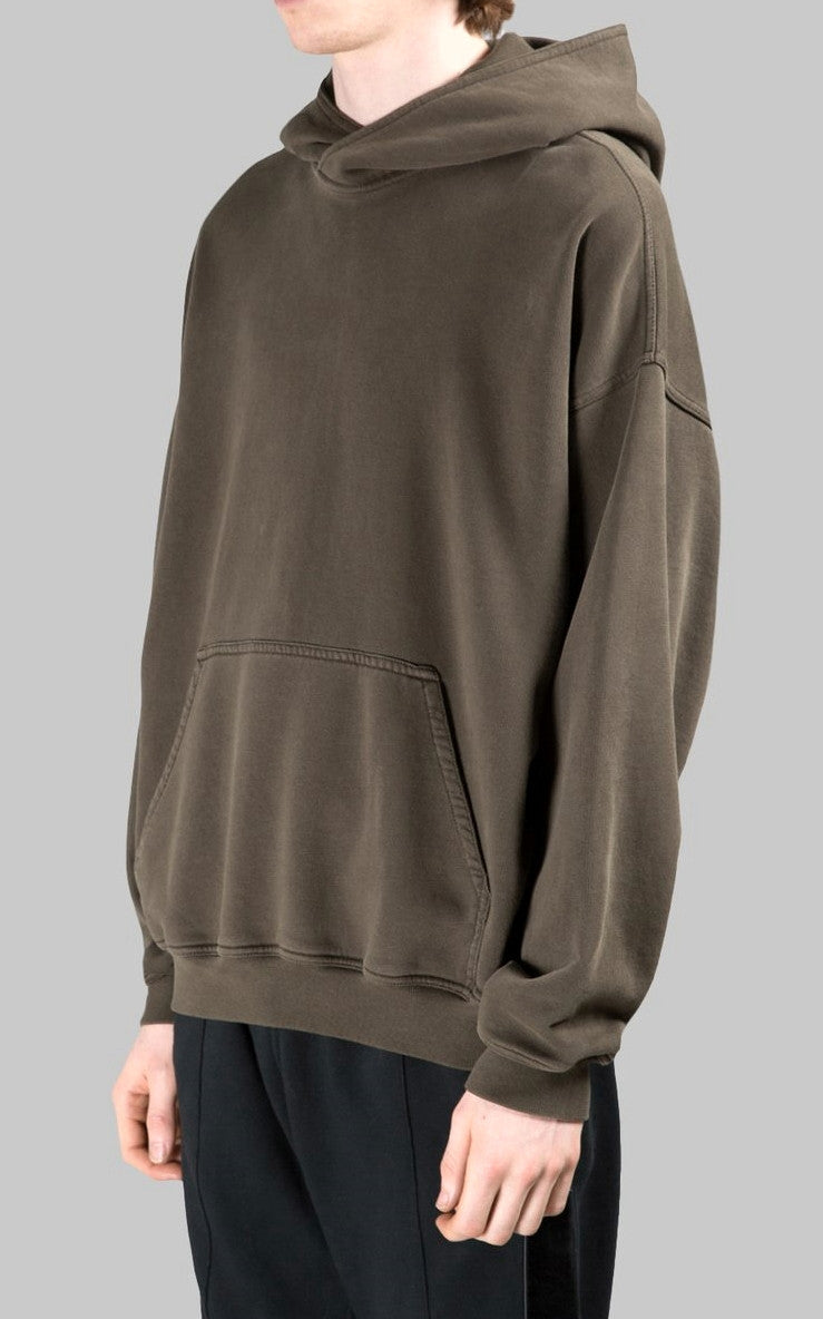 Activewear /Sportswear Oversized Drop Shoulder Hooded Sweatshirt Slashed Hoodie / College Sweatshirt / drop shoulders-BB033 - Ofelya Boutique
