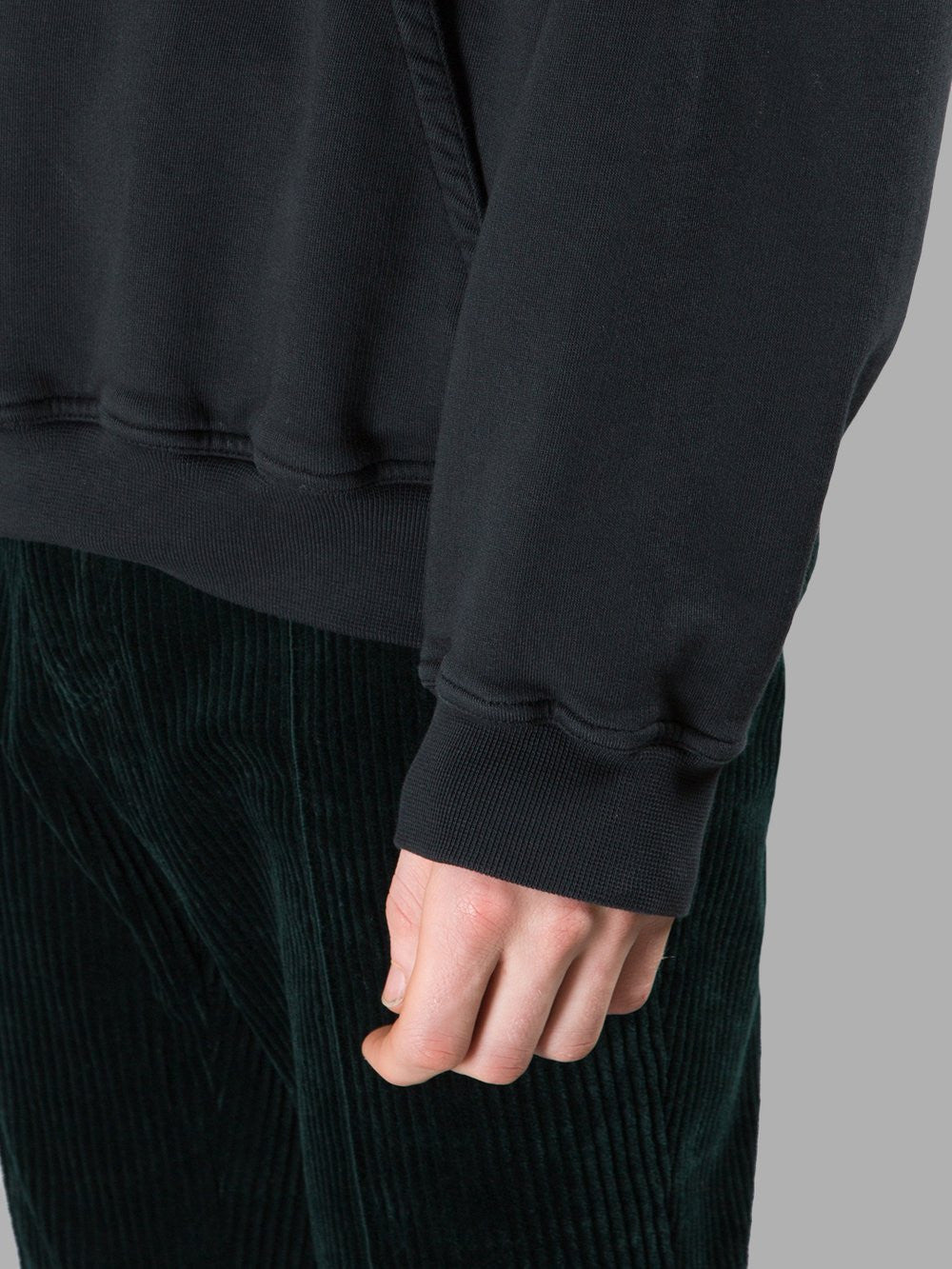 Activewear /Sportswear Oversized Drop Shoulder Hooded Sweatshirt Slashed Hoodie / College Sweatshirt / drop shoulders-BB033 - Ofelya Boutique