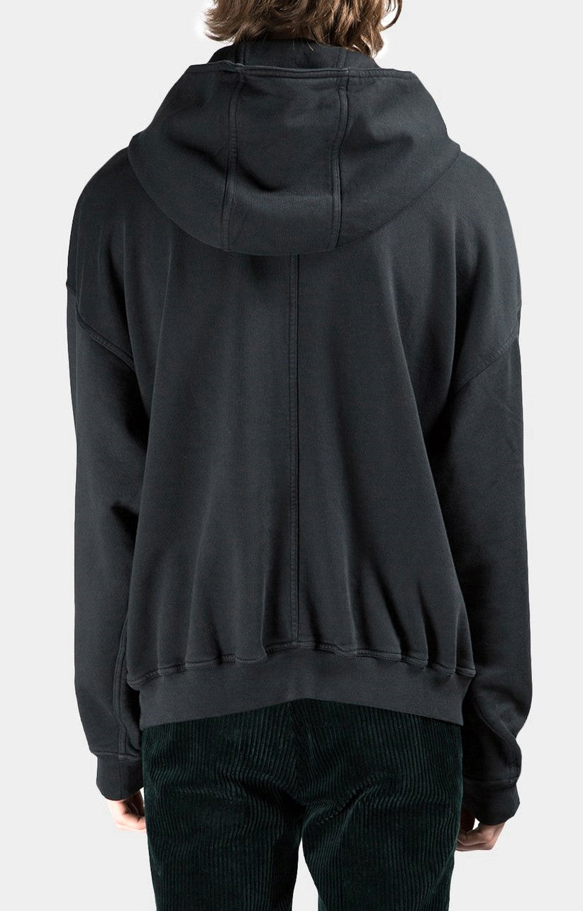 Activewear /Sportswear Oversized Drop Shoulder Hooded Sweatshirt Slashed Hoodie / College Sweatshirt / drop shoulders-BB033 - Ofelya Boutique
