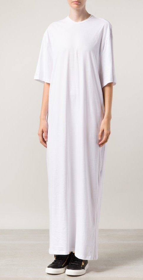 Original Design Corded T-Shirt Ruched Y-cording Relax Fit Tunic Kaftan - Ofelya Boutique