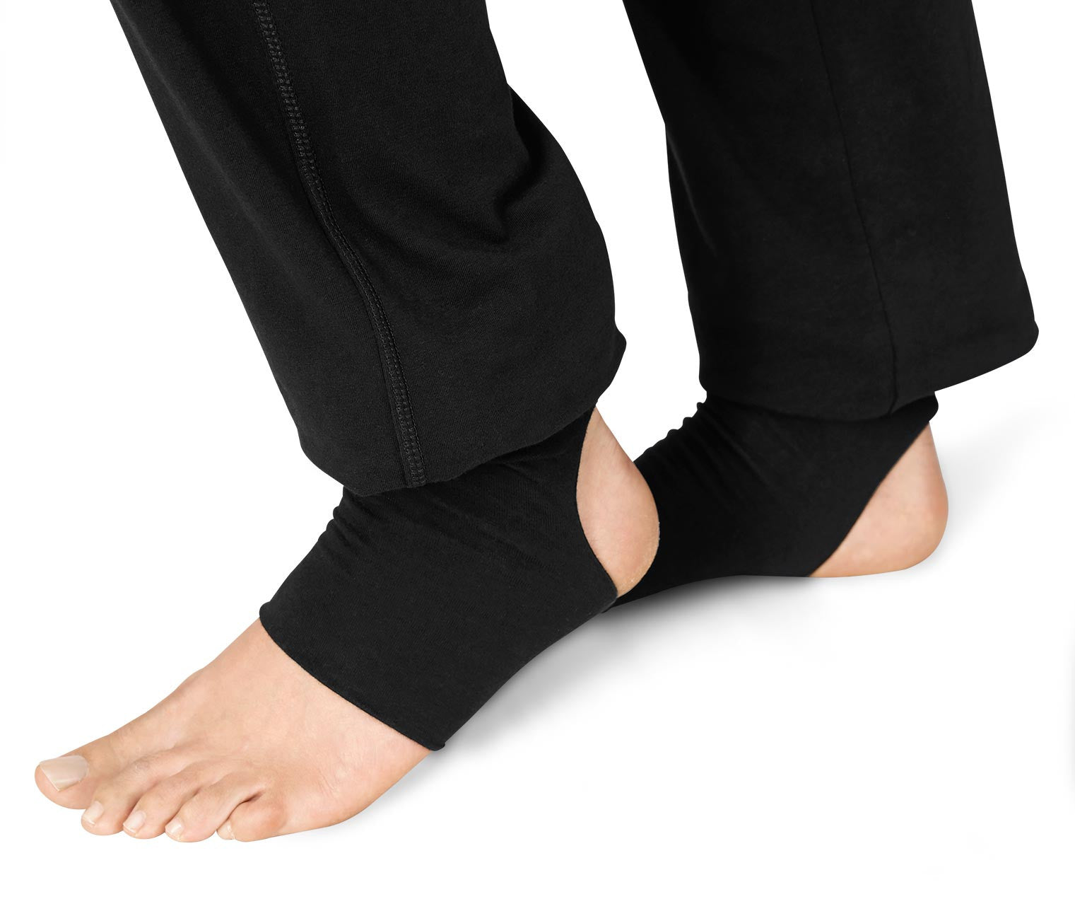 Activewear ! Sports Casual Yoga Fitness Leggings Trouser / Tights With Spats / Extra Long Leggings / Black Pant / Dance yoga wear-BB335 - Ofelya Boutique