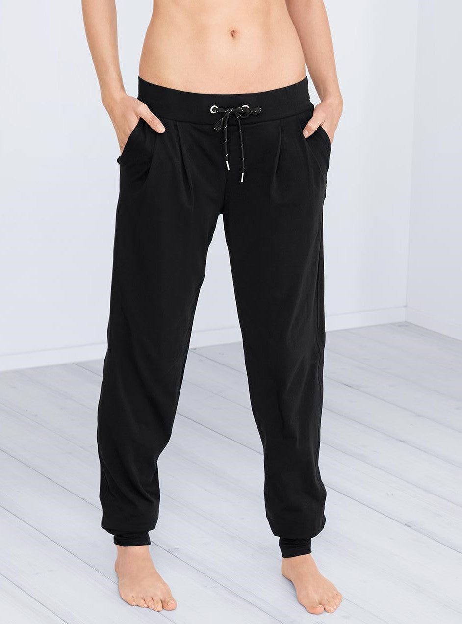 Activewear ! Sports Casual Yoga Fitness Leggings Trouser / Tights With Spats / Extra Long Leggings / Black Pant / Dance yoga wear-BB335 - Ofelya Boutique