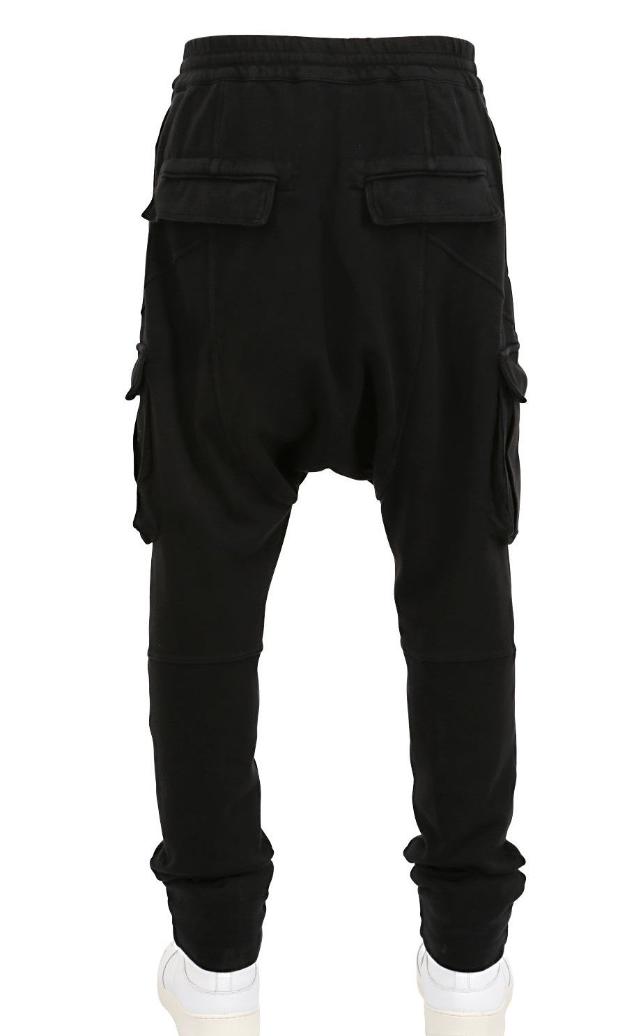Biker Moto Drop Crotch Cargo Jogger / Loose Harem Pants - Ofelya Boutique