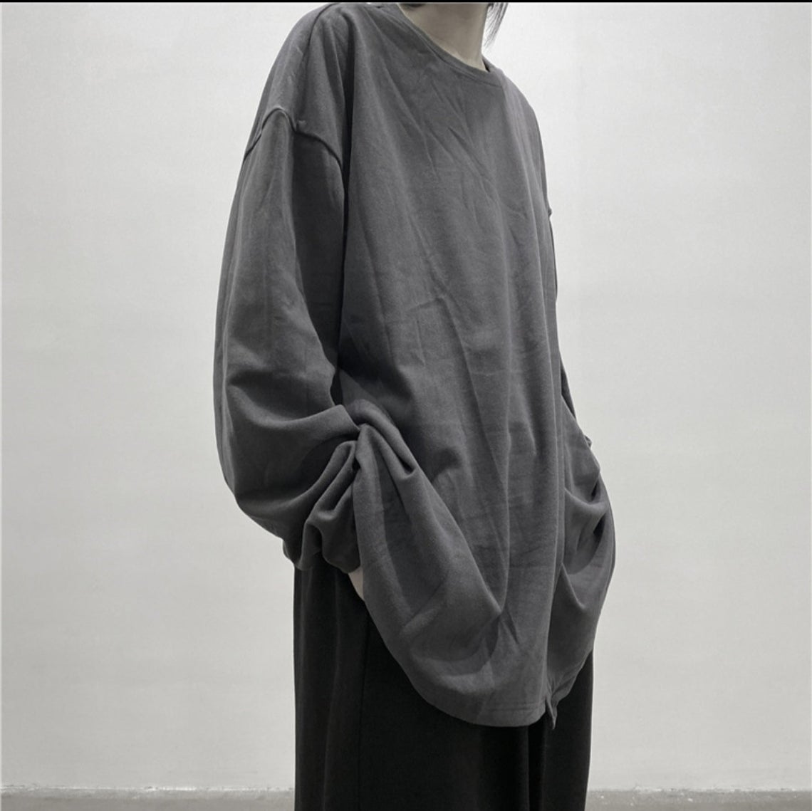 SHINOBI Men's Two Piece Look Long-Sleeve T-shirt