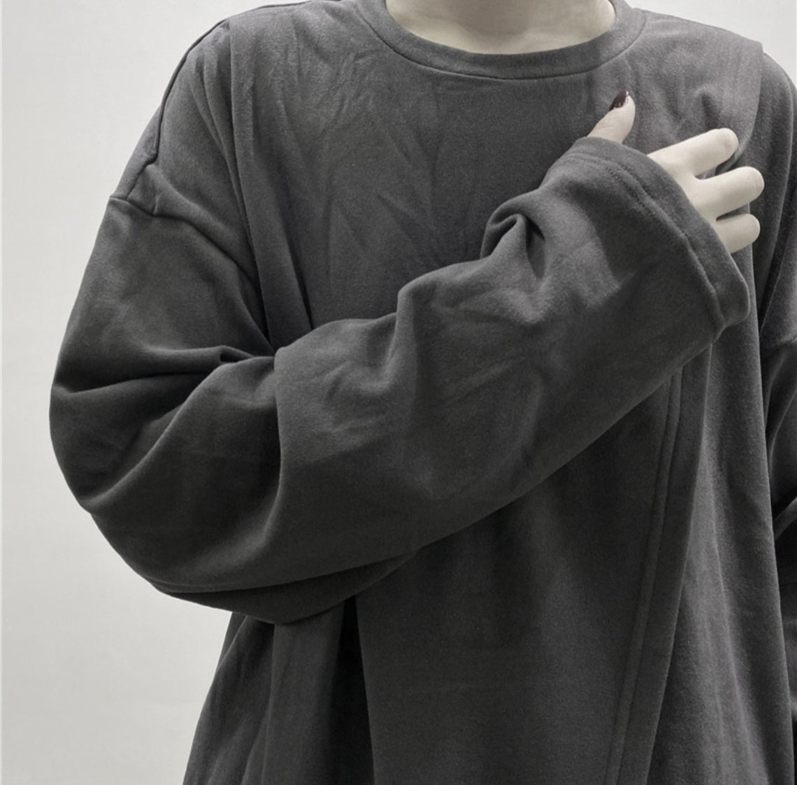 SHINOBI Men's Two Piece Look Long-Sleeve T-shirt