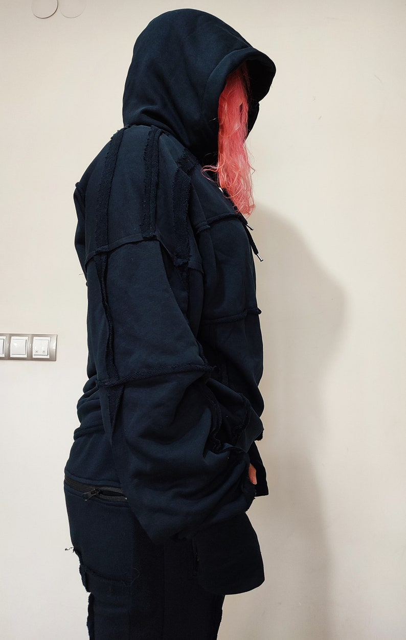 Men's Ribbing Detail Jogging Suit and Hoodie SET / Oversized Fit -BB285