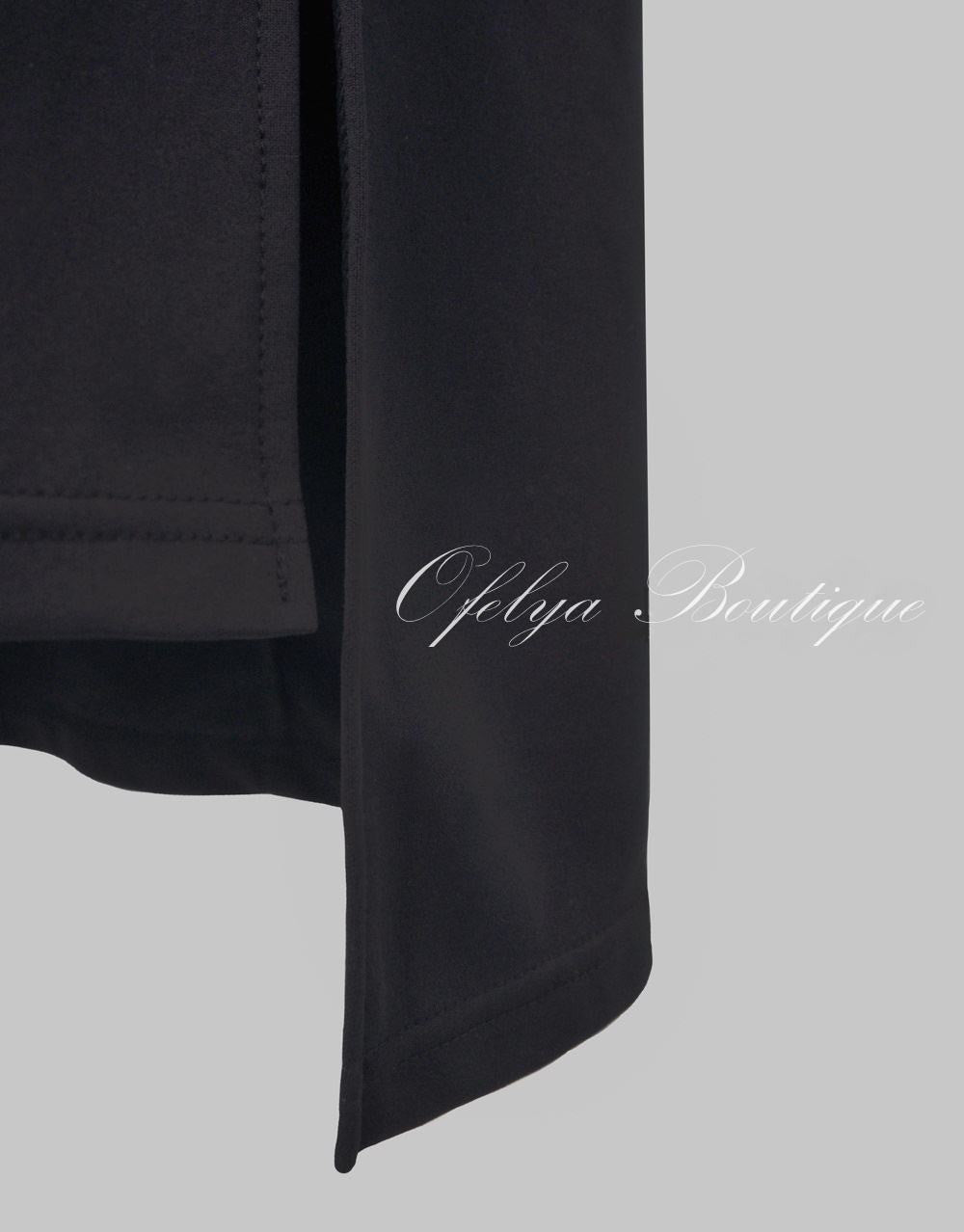 Men Raglan Sleeve Mega Extended Back Long Essential Jersey Drop Hoodie - Ofelya Boutique