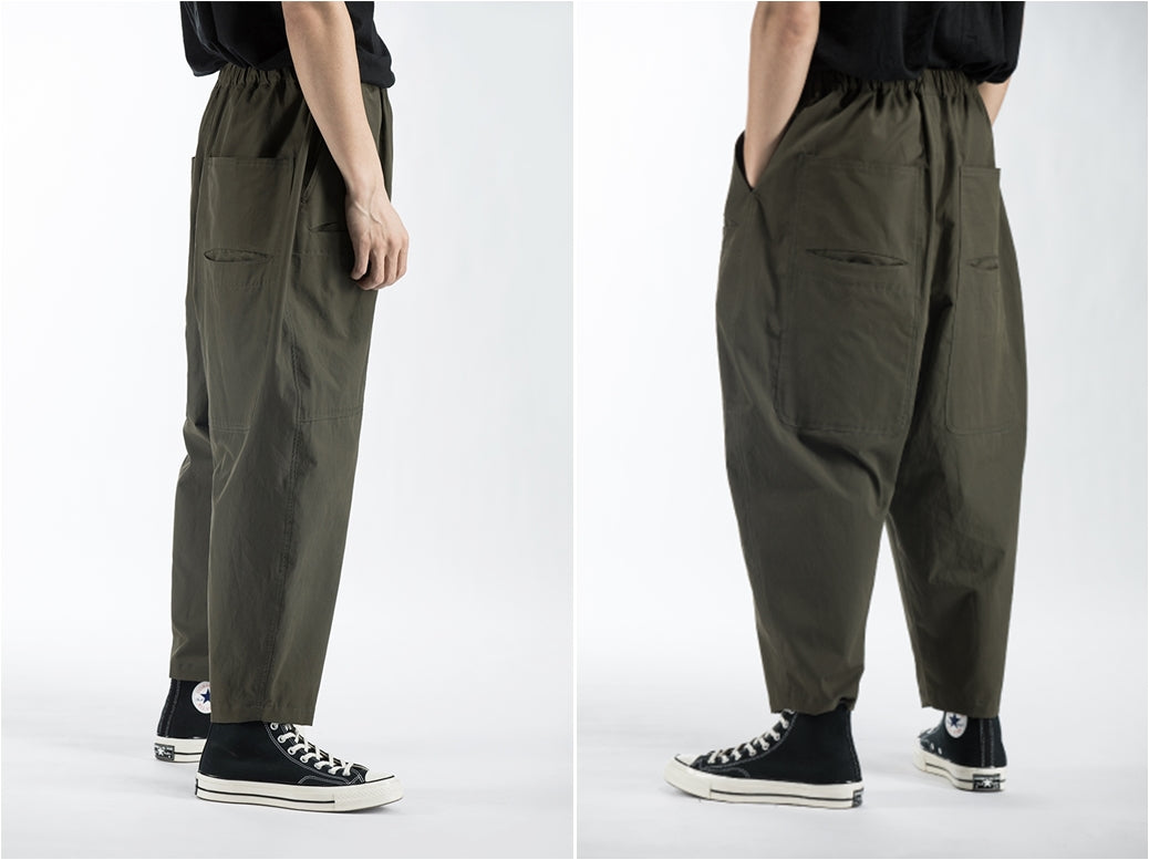 Men's Sarouel Wide Leg Trousers Japanese - Ofelya Boutique