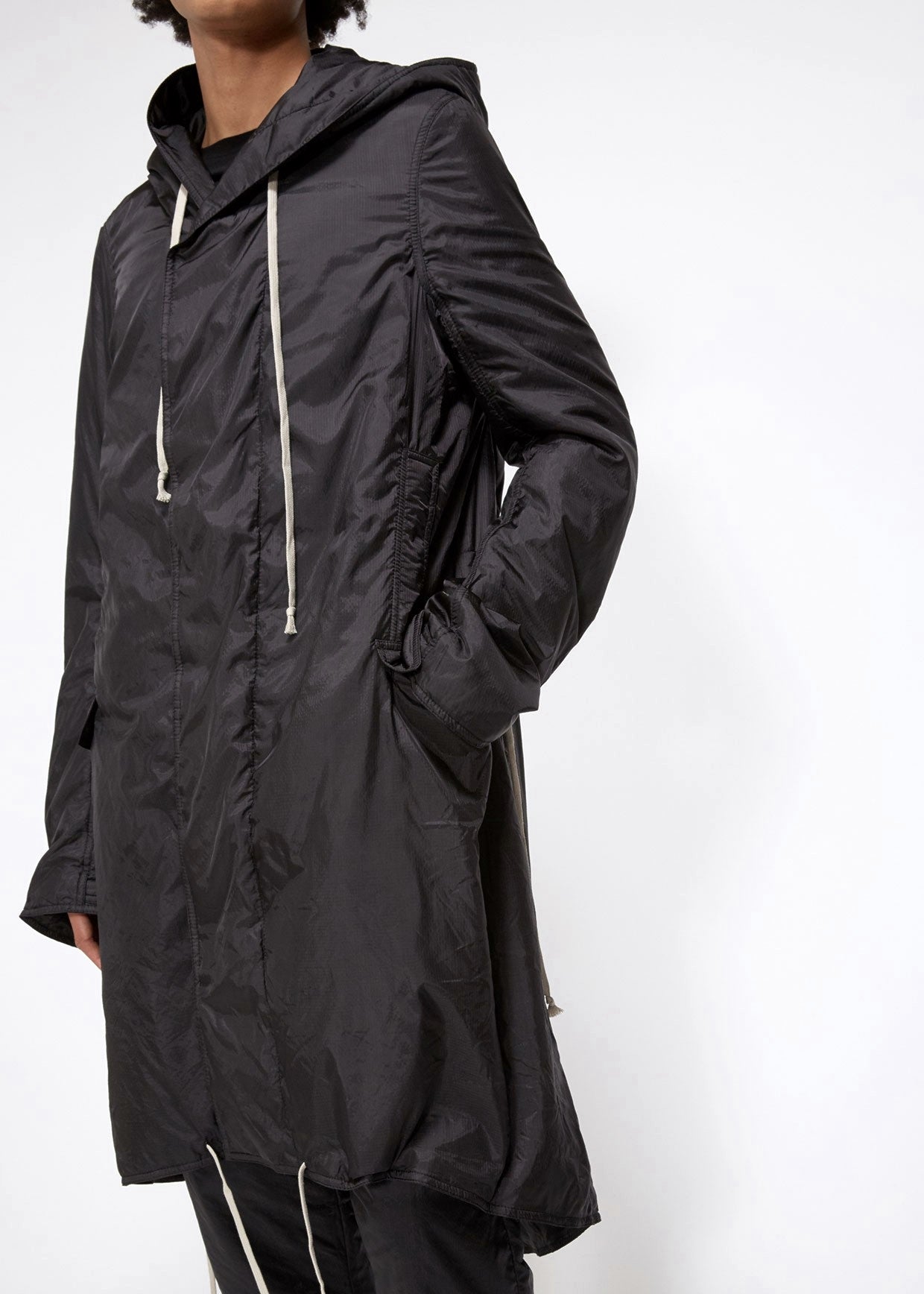 D RK SH D W Nylon Ripstop Fishtail Parka