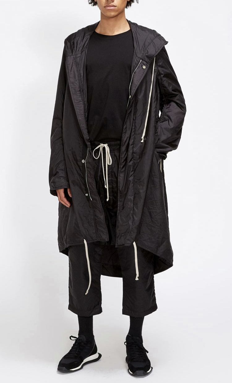 D RK SH D W Nylon Ripstop Fishtail Parka