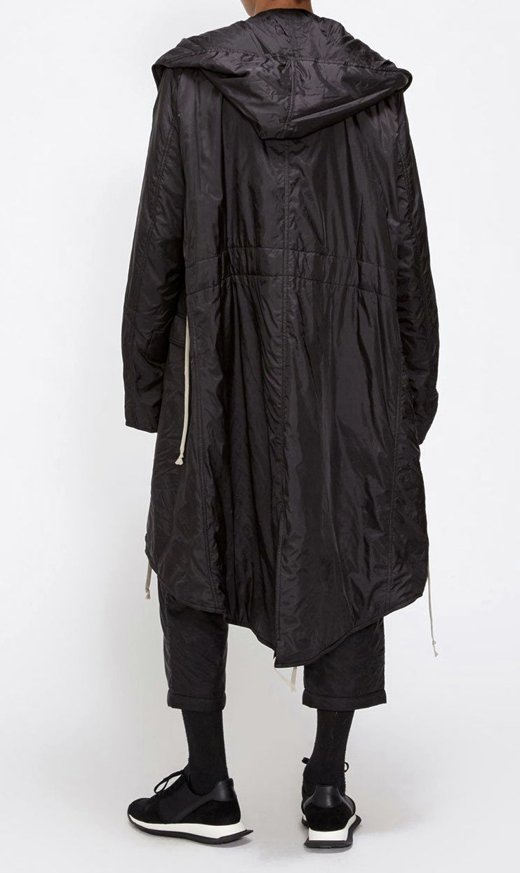 D RK SH D W Nylon Ripstop Fishtail Parka